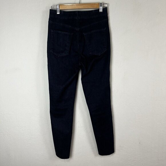 J Brand‎ Natasha Skinny Jeans Realm Dark Wash Button Fly Nautical Size 27 - Picture 5 of 14